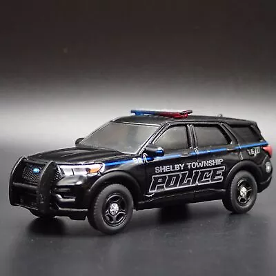 2023 Ford Explorer Police Shelby Township Michigan 1:64 Scale Diecast Model Car • $9.99