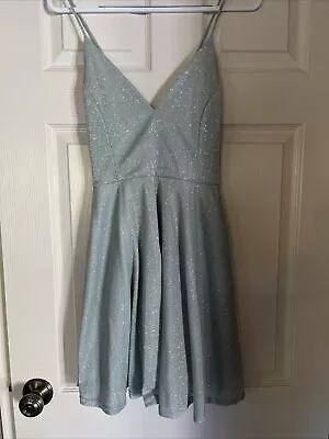 Windsor  Party Light Blue Lace Skater Dress Size Medium NWT FIT AND FLARE • $20.99