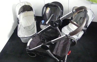 £75 • Buy Mothercare JourneyEdit Pram Pushchair Alloy Grey Full Travel System Inc Car Seat