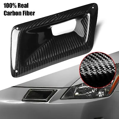 Front Bumper Carbon Fiber Air Vent Intake Duct Left For Nissan 350Z 2003-2009 • $56.58