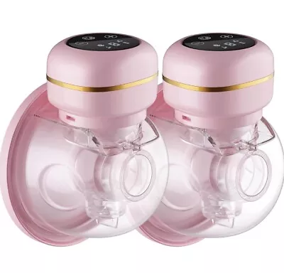 Wearable Electric Breast Pump | Double-Sealed Flange 3 Modes & 9 Levels2 Pack • $29.99