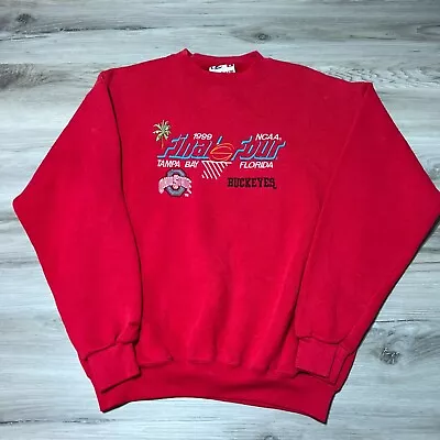 Vintage Logo Athletic 1999 Final Four Crewneck Sweatshirt Mens Medium Basketball • $28.88