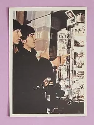 The Beatles US Original Topps 1960's Diary Color Bubble Gum Card # 58A • $4