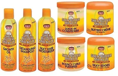 £9.49 • Buy African Pride Shea Butter Miracle Moisture Intense Hair Care Styling Products UK