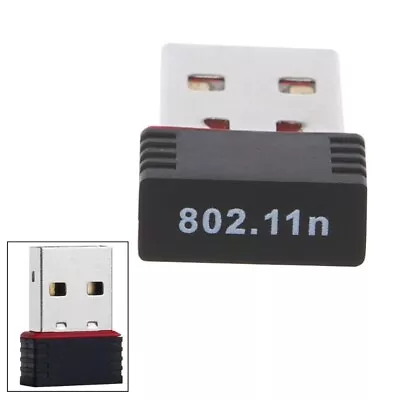 150Mbps USB 2.0 WiFi Wireless Adapter Network LAN Card 802.11 Ngb Ralink MT7601  • £4.38