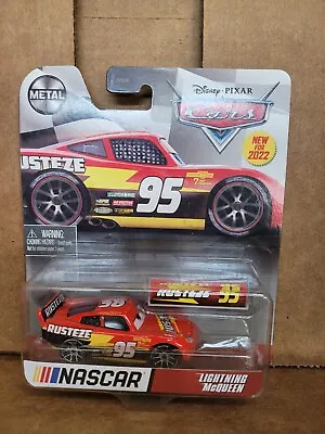 2022 Mattel Disney Pixar Cars NASCAR Lightning McQueen Rusteze 95 New • $12.99