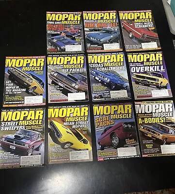 MOPAR Muscle Magazine - 2002 - Lot Of 11 Issues - Missing January Issue • $20.80