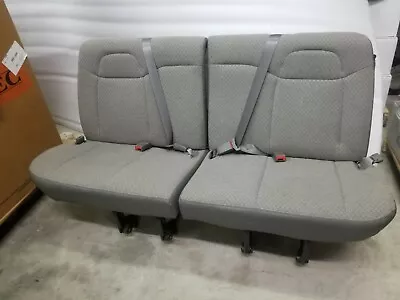 11-23 Chevy Express/GMC Savana 15-Pass Van 4-Pass Gray Cloth Split Bench Seat • $1020.59