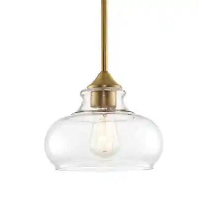 Kira Home Harlow 9  Modern Industrial Farmhouse Schoolhouse Rustic Pendant Light • $37.96