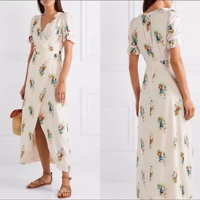 Madewell Floral Ruffle Sleeve Classic Corsage Dress 00 • $29.99