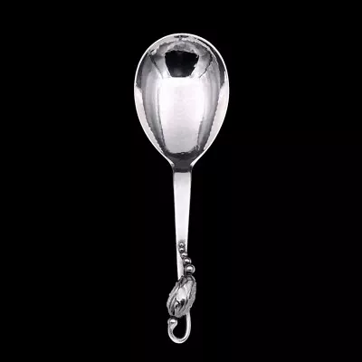 Georg Jensen. Silver Serving Spoon Medium 113 - Blossom / Magnolia. • $950