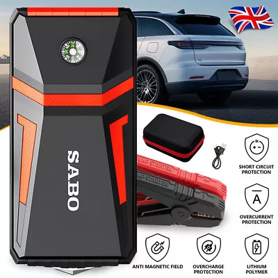 120000mAh Car Jump Starter Pack Booster Battery Charger Emergency Power Bank2024 • £28.81