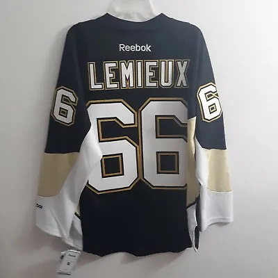 Reebok Nhl Pittsburgh Penguins Mario Lemieux Black Premier Jersey Size Xl • $139.99