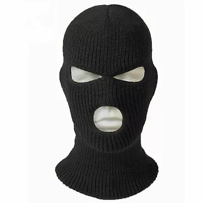 3 Hole Full Face Ski Mask Winter Cap Balaclava Hood Beanie Warm Tactical Hat • $5.59