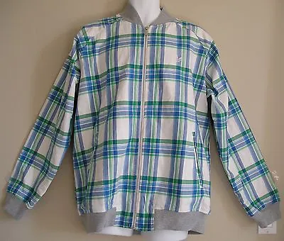 SUPER RARE~Adidas PREP SCHOOL Jacket Track Sweat Top Shirt Superstar Plaid~Men L • $169.99