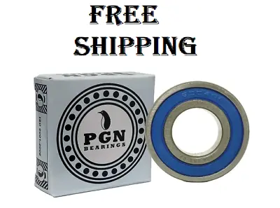 (2 Pack) PGN 6004-2RS Sealed Ball Bearing - C3-20X42X12 - Lubricated - Chrome S • $10.10