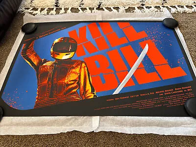 NYCC 2022 Kill Bill Marko Manev Poster Screen Print Art 36x24 Mondo 1/1 Blue • $139.92