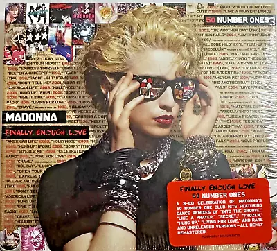 Madonna -  Finally Enough Love: 50 Number Ones 3x CD Set - New / Sealed! • $13.99