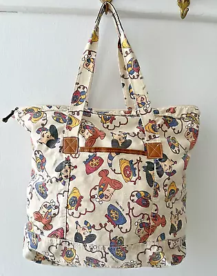 Vintage Flintstones Large Tote Comic All Over Print Hanna-Barbera Cartoon Rare • $29.99