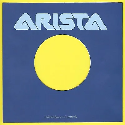 ARISTA RECORDS (blue) REPRODUCTION RECORD COMPANY SLEEVES - (pack Of 10) • $6.15