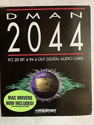 DMAN 2044 Midiman Break Out Box 4-In / 4-Out. • $50