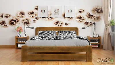 *NODAX* New Solid Wooden Pine Super King Size Bedframe Option Drawer Or Bedside  • £443.99