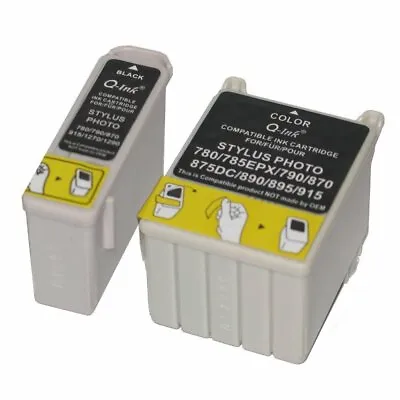 £13.12 • Buy Compatible T007/T008 Set Of Ink Cartridge C13T00740310 For Epson Stylus 870