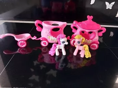 My Little Ponyville 2008 Teacup Parade Now Discontinued With Two Ponies • £25