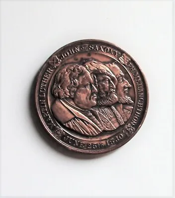   Martin Luther John Saxons Ph. Melanchthon 1930 Anniversary Medal 41.3mm  • $50