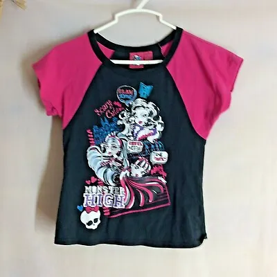 Girls Monster High Scary Cute  L/G Kids 10/12  T Shirt 2014 • $15.45