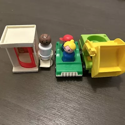 Vintage Fisher Price Little People Barber Barber Chair Phone Booth Car • $12.50