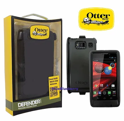 OtterBox Defender Case Rugged Motorola Droid RAZR Maxx HD Black 77-22902  • $5.99