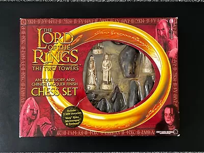 The Lord Of The Rings - The Two Towers Chess Set - Complete Boxed • £38.99