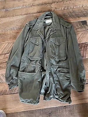 Vintage Field Jacket Og 107 US Army 1970 Medium Regular • $17.96