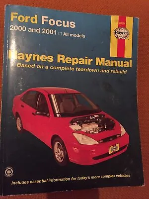 $15.98 • Buy Haynes Ford Focus 2000-2001 Automotive Service Repair Manual 36034