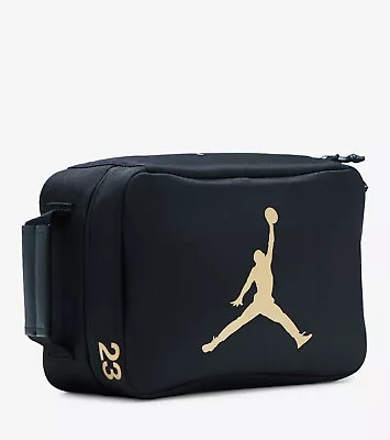 Nike Air Jordan Shoe Bag Black Gold Travel Display  NWT 9B0388-K5X • $30