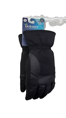 NEW Large Black Isotoner Signature Men's Touchscreen Gloves - Winter Essential • $12.99