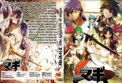 Anime  Magi The Labyrinth Of Magic  1-25 Ep 4 Dvd Eng-audio 1 Box 2013 • $30