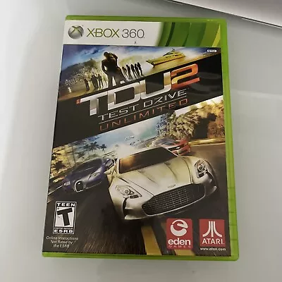 TDU2 Test Drive Unlimited (Microsoft Xbox 360 2011) Complete CIB • $5