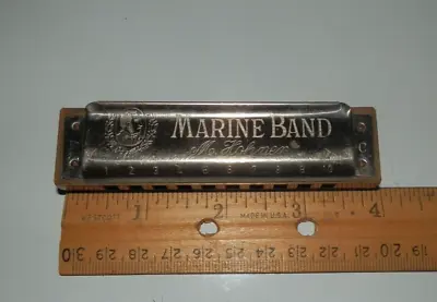 Vintage M Hohner Marine Band Harmonica Key Of #C  Made In Germany • $9