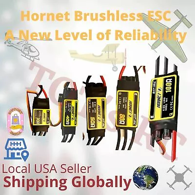 HTIRC Hornet 20A 30A 40Amp 50 Amp 60Amp 80Amp Esc 100A ESC  RC Plane RC Heli FPV • $31.69