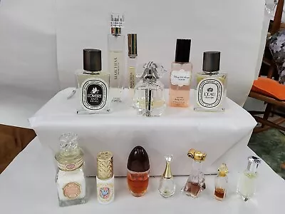 Vintage Lot 13 Perfume Bottles Avon Marchesa Ysatis Obsession Jadore • $24.99