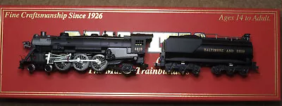 HO Mantua Classics B&O 4-6-2 Pacific W/ Vandy Tender Locomotive #340002 • $21.50