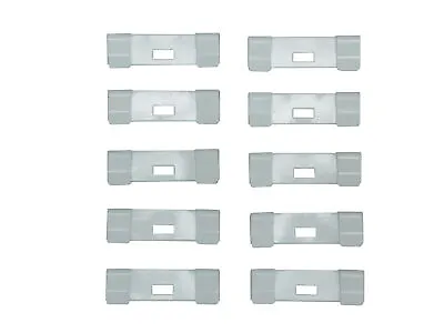 10 Pack VERTICAL BLIND Vane Saver White CURVED REPAIR CLIPS ~ Fixes Broken Holes • $16.95