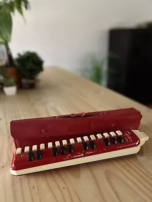 Vintage Hohner Red Melodica Alto Made In Germany • $95