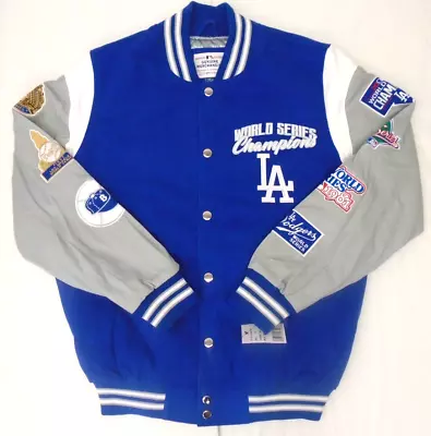 Los Angeles Dodgers GIII Franchise Varsity Jacket 7X Series Champs Size 3X • $144.09