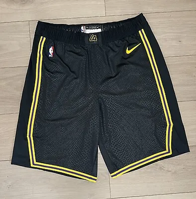 Lakers Kobe Bryant Team Issued Size 44+2 2XL+2 Black Mamba Pro Cut Jersey Shorts • $499.99