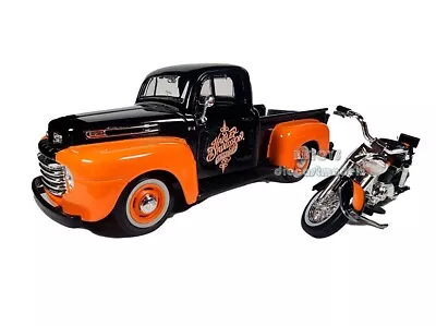 1948 Ford F-1 Pickup Truck 1958 Harley Davidson Motorcycle 1/24 MAISTO 32180 • $24.99