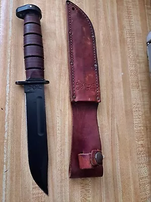 KA-BAR Dog's Head Utility Knife - Brown 12  (1317) • $100