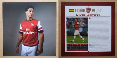 2012-13 Arsenal Signed Official Club Cards £4 Each • £4